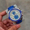 Edifice Blue Leather Watch