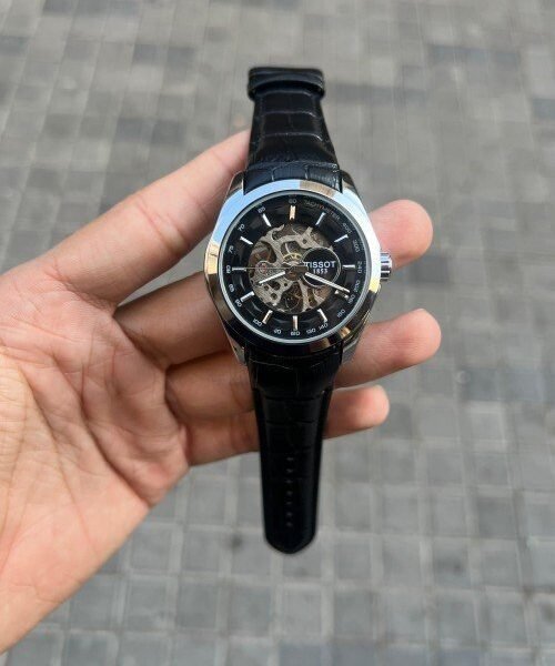 TISSOT 1853 AUTOMATIC PRIMIUM QUILTY LEATHER WATCH