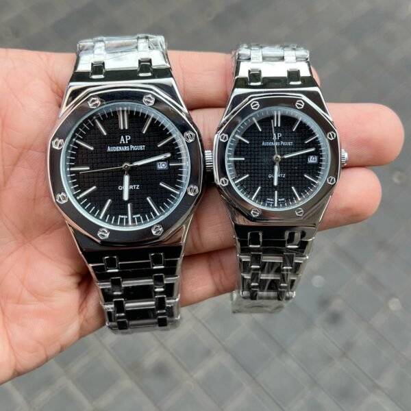 Audemars Piguet Couple Silver Black 🔥