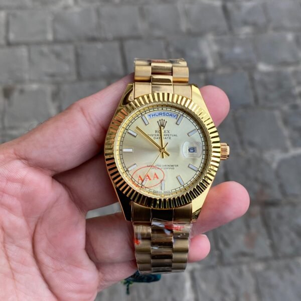ROLEX DATE JUST BLK;WHT DIAL