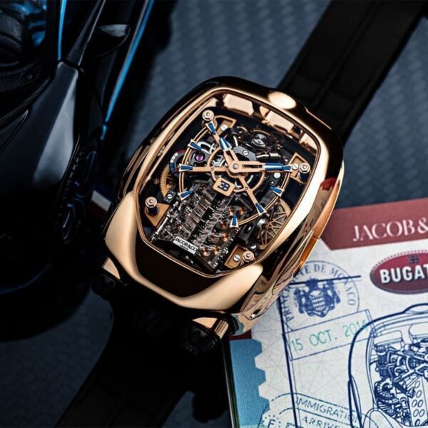 ✔Brand -JACOB & CO BUGGATI CHIRON TOURBILLON
✔Strap Material - Metal
✔Making - Pure First Copy
✔Movement - Automatic