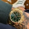 ROLEX DAYTONA GREEN DIAL AAA PRIMIUM QUILITY ( WITH ROLEX ORIGINAL KIT )