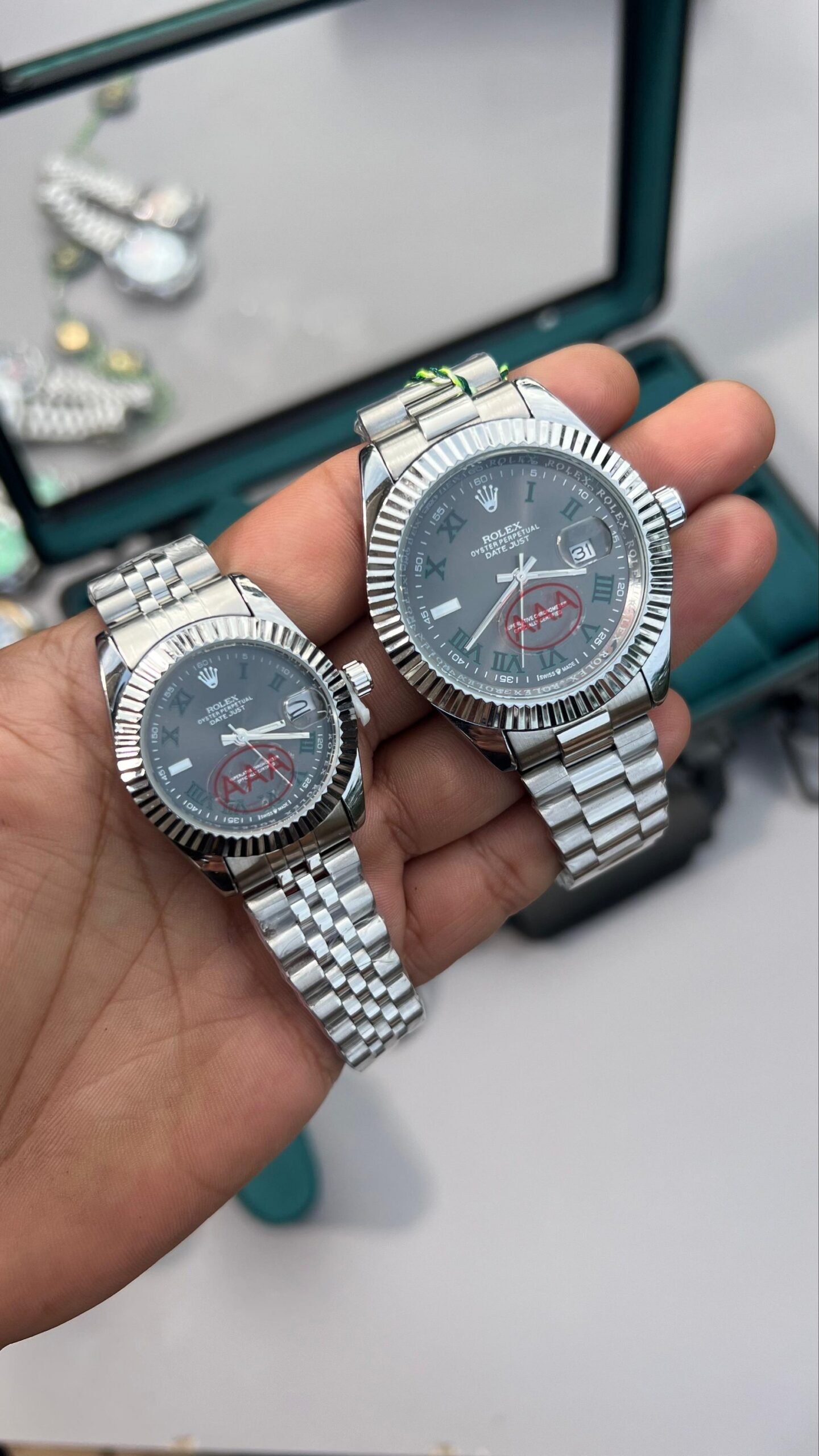 ROLEX DAY DATE COUPLE 
WITH ORIGINAL BOX