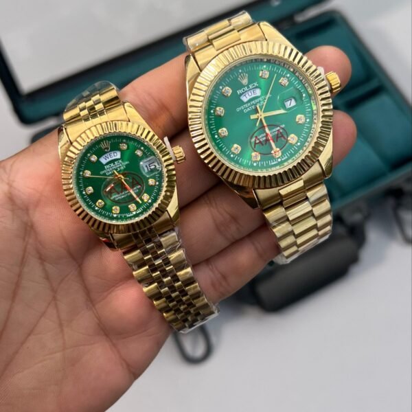 ROLEX DAY DATE COUPLE 
WITH ROLEX ORIGNAL BOX