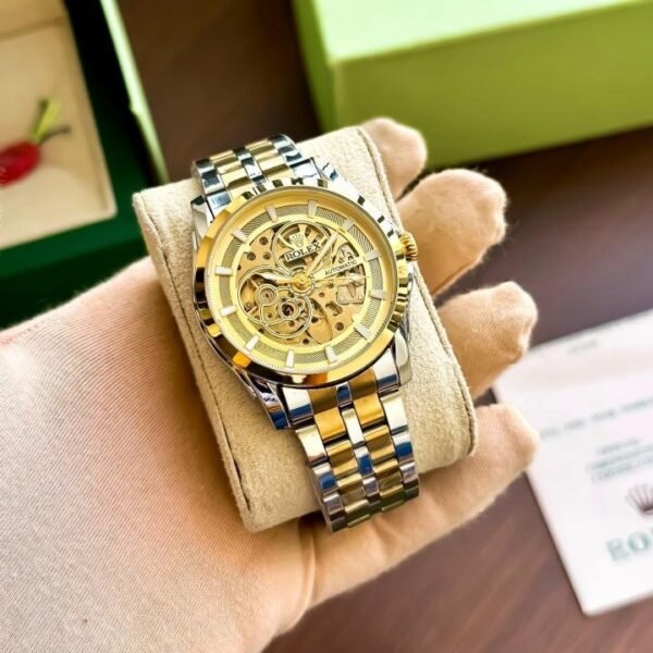 ROLEX AUTOMATIC TWO TONE WITH ROLEX ORIGINAL BOX