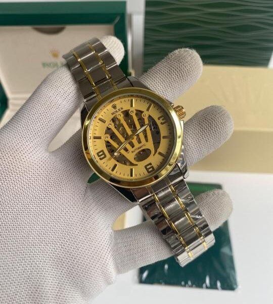 ROLEX AUTOMATIC 👑 TWO TONE WITH ROLEX ORIGINAL BOX