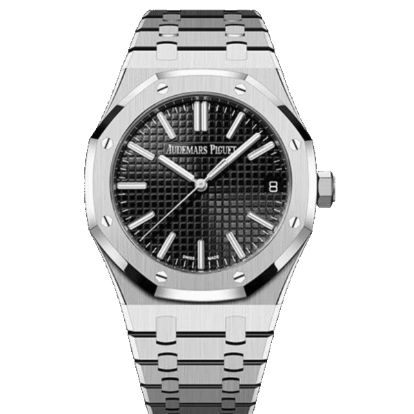 Audemars Piguet AP Royal Oak Silver Black Metal
