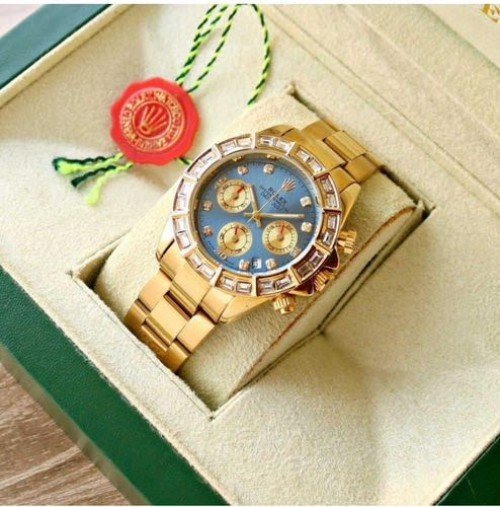 rolex DAYTONA RAINBOW 🌈 blue Gold 🪙 diamond