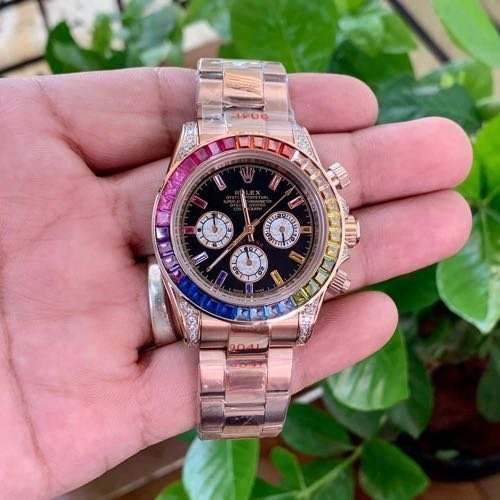 Rolex Cosmograph Daytona "Rainbow 🌈 (MASTER QUALITY) AUTOMATIC MACHINE