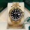 ROLEX FULL GOLD GMT BEZEL WORKING QUARTZ