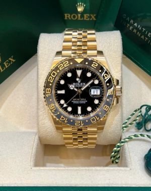 ROLEX FULL GOLD GMT BEZEL WORKING QUARTZ