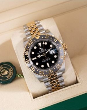 ROLEX GMT MASTER 2 TONE QUARTZ BAZEL WORKING